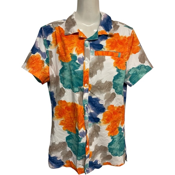 ALL IN MOTION Men's Shirt Jacket Quick Dry UPF 50+ Snap Front Size Small - Picture 3 of 6